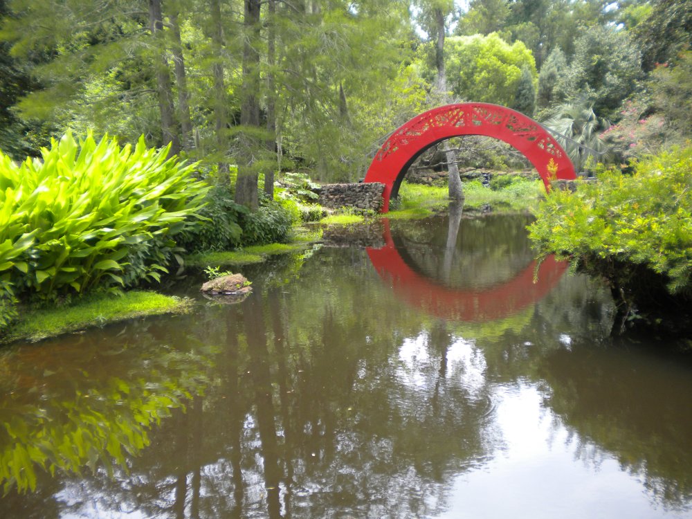 The Japanese garden at Bellingrath Garden